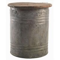 ancient mariner restoration metal storage stool