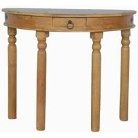 Ancient Mariner Country Half Round Console Table