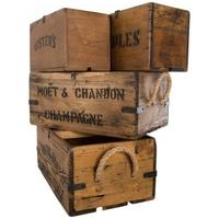 Ancient Mariner Set of 4 Vintage Boxes with Lettering