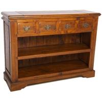 Ancient Mariner East Indies Open Bookcase with Drawers