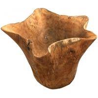 Ancient Mariner Tree Root Teak Wavy Edge Pot