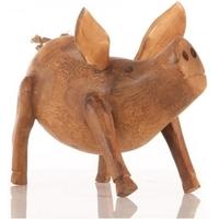 ancient mariner small wooden pig