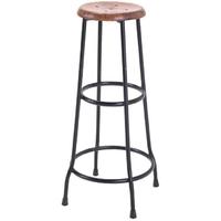 ancient mariner vintage metal and wood bar stool