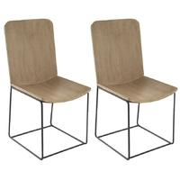 ancient mariner rustico dining chair pair