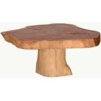 anteak root round coffee table