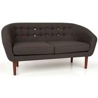 Anja Dark Grey Fabric Sofa