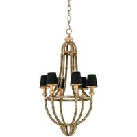 Antique Brass Small Chandelier Moreaux