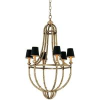 Antique Brass Large Chandelier Moreaux