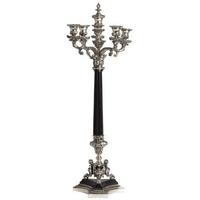 antique silver plated candle holder pantheon