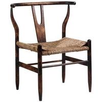 Antique Elm Bow Back Chair