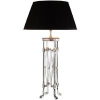 Antique Silver Plated Table Lamp Regency