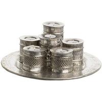 Antique Silver Plated Small Tray Marrakech