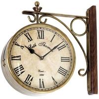 Antique Brass Station Clock