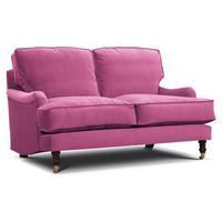 annabelle italian velvet 25 seater sofa pink