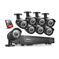 Annke 16CH 1080P DVR CCTV Outdoor IR Home Security Camera System with 2TB Hard Drive