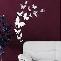 Animals 3D Wall Stickers Mirror Wall Stickers Decorative Wall Stickers, Vinyl Material Removable Home Decoration Wall Decal