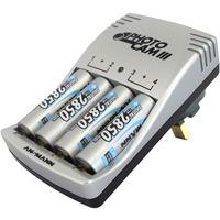 ansmann photocam iii charger 4 x 2850mah batteries