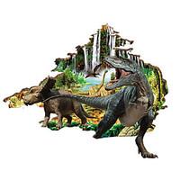 Animals Dinosaur Wall Stickers 3D Landscape Decals Home Decor