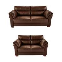 Ancona Leather 3 Seater plus 2 Seater