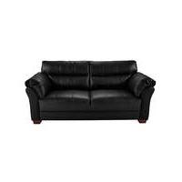 Ancona Leather Three Seater Sofa