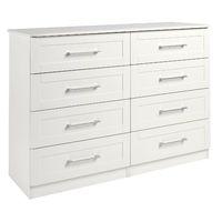 andante 8 drawer wide chest cream