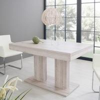 Andorra Wooden Extendable Dining Table In Sorrento Oak