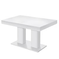 Andorra Wooden Extendable Dining Table Rectangular In White