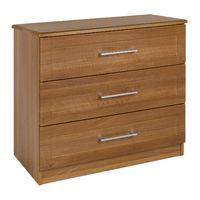 Andante 3 Drawer Chest Walnut