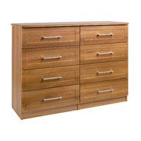 Andante 8 Drawer Wide Chest Walnut