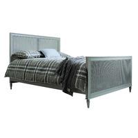 Annecy Cane King Bed in Grey