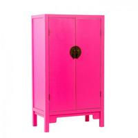 Anji 2 Door Spice Cupboard in Pink