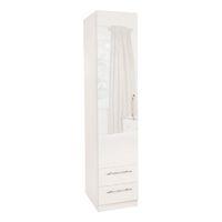 Angel High Gloss 1 Door 2 Drawer Wardrobe