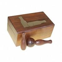 ancient wisdom twelve piece bowling set in wooden box