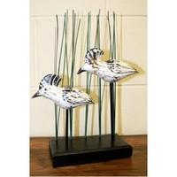 Ancient Wisdom Wooden Art - Water Hens