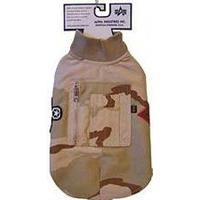 Animate Desert Camouflage M65 Field Jacket Dog Coat (Size: 10 Inches)