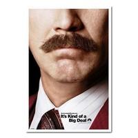 anchorman 2 teaser poster white framed 965 x 66 cms approx 38 x 26 inc ...