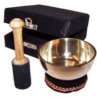 Ancient Wisdom Brass Singing Bowl - Gift Set - Approx 9cm