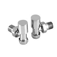 angled radiator valves pair