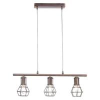 Antique Copper Pendant Ceiling Light with Cage Designed Shades