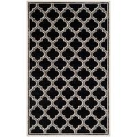 Anthracite Grey Moroccan Trellis Rugs - Safavieh 121x182