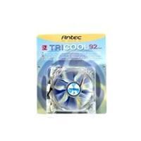 Antec TriCool 9.2cm Clear Case Fan 3 Speed 3-pin with 4-pin Adapt