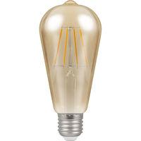 Antique bronze 5W LED Filament Squirrel 64mm ES Dimmable Warm White 410LM - 4238C