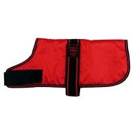 animate padded dog coat 18 inch red