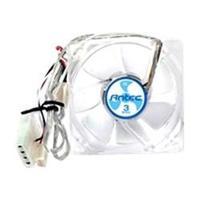 Antec TriCool 12cm Clear Case Fan 3 Speed 3-pin with 4-pin Adaptor