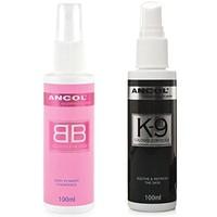 Ancol Baby Powder BB Cologne and Ted Barker K9 Dog Perfume Scent Set