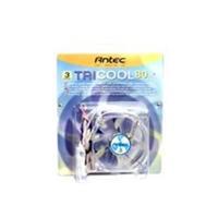 Antec TriCool 8cm Clear Case Fan 3 Speed 3-pin with 4-pin Adaptor