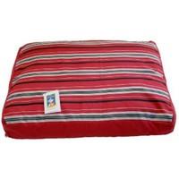 Animate Stripe Fibre Bed, Mini, Red