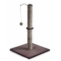 ancol premo xl extra tall cat scratching post chocolate brown
