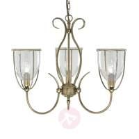 Antique-looking Silhouette hanging light, 3-light
