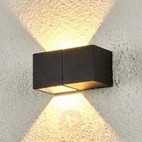 Angular Elian LED outdoor wall light